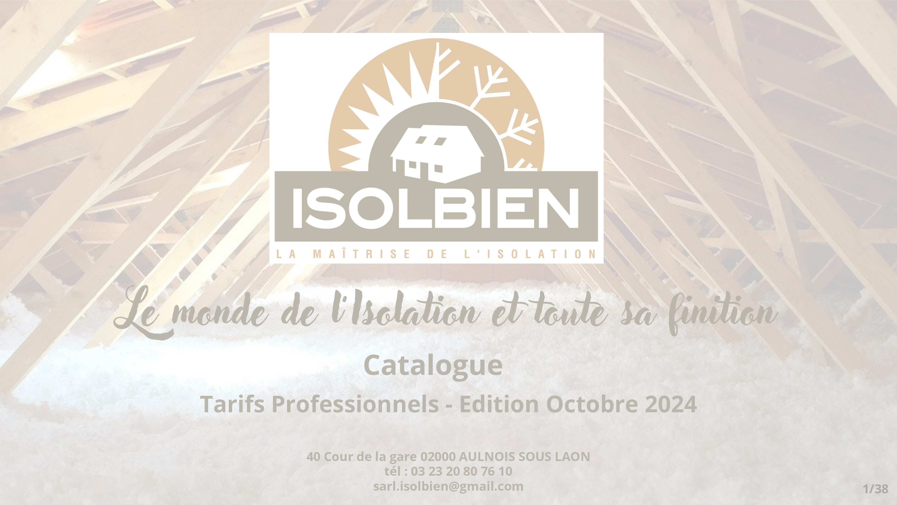 Catalogue négoce pour les professionnels
