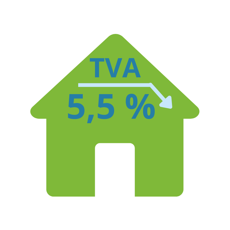 TVA Taux réduit à 5.5%