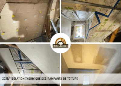 Isolation des Rampants de toiture
