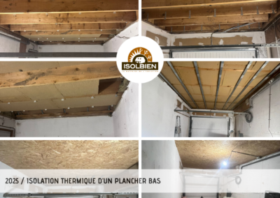 Isolation Thermique d'un plancher bas