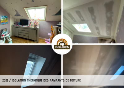 Isolation Thermique des rampants de toiture