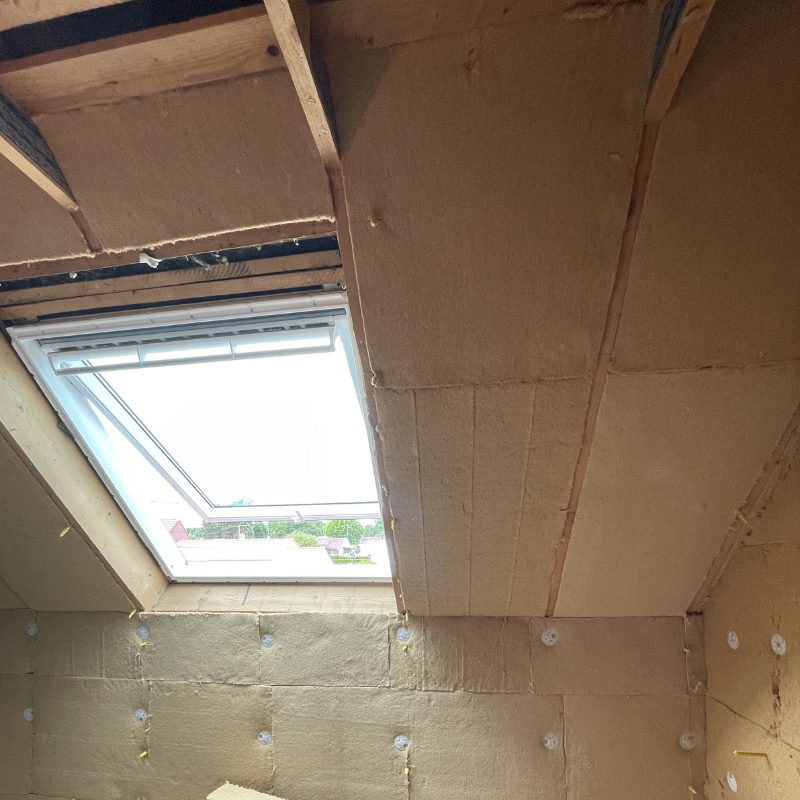 Isolation des rampants de toiture