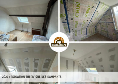 Isolation Thermique des rampants de toiture