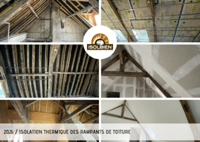 Isolation Thermique des rampants de toiture