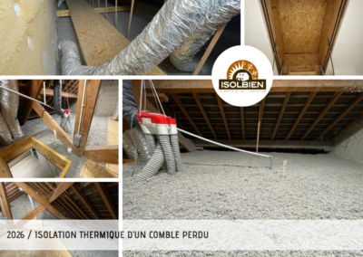 Isolation Thermique d'un comble perdu